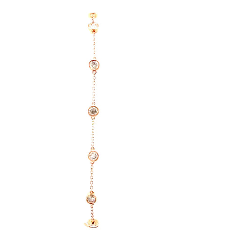 1.00 CTTW Station Bracelet
