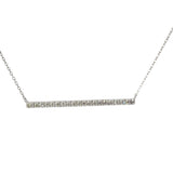 0.25 CTTW Bar Necklace