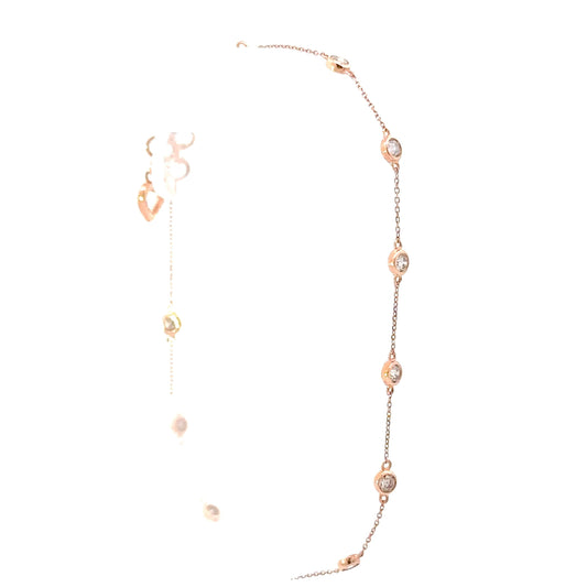 0.50 CTTW Station Bracelet