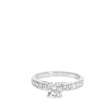 1.00 CTTW Accented Solitaire Ring