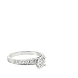 1.00 CTTW Accented Solitaire Ring