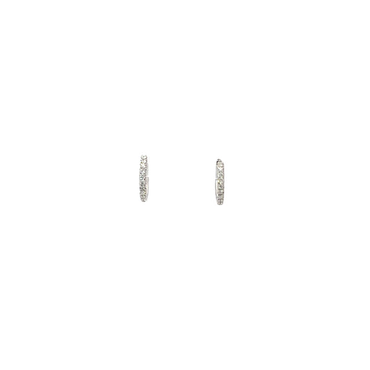 0.14 CTTW Huggie Earrings