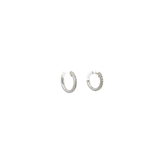 0.14 CTTW Huggie Earrings