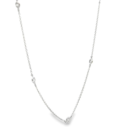 0.25 CTTW Station Necklace