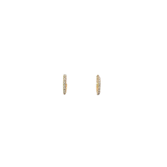 0.14 CTTW Huggie Earrings