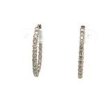 3.00 CTTW Hoops Earrings