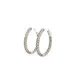 3.00 CTTW Hoops Earrings