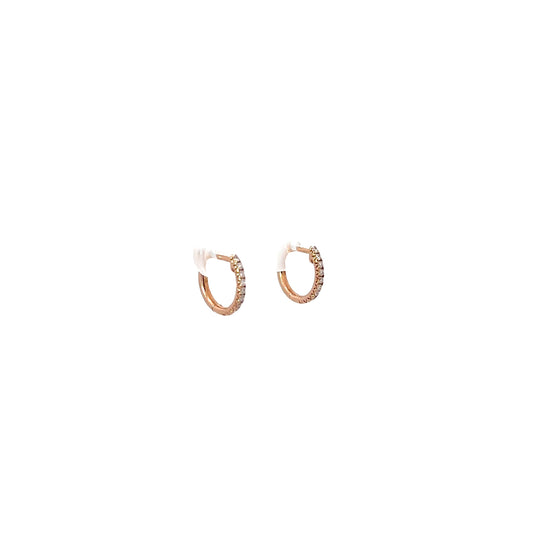 0.14 CTTW Huggie Earrings