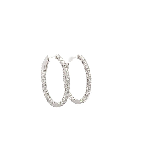 2.00 CTTW Hoops Earrings