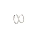 0.75 CTTW Hoops Earrings