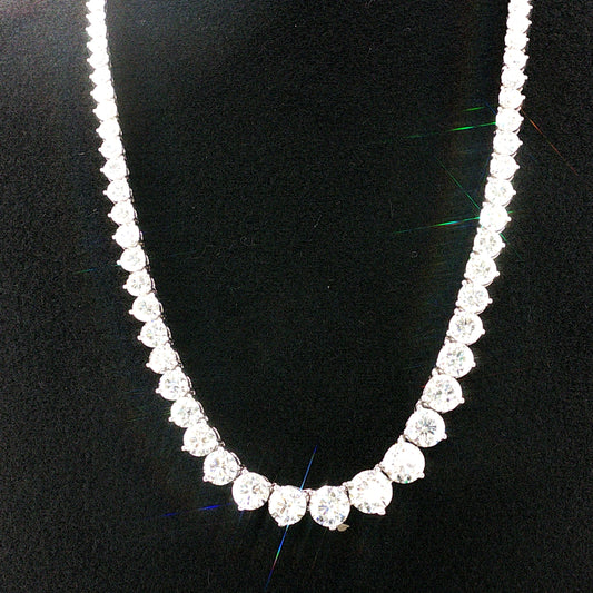20.01 CTTW Graduated/Riviera Necklace