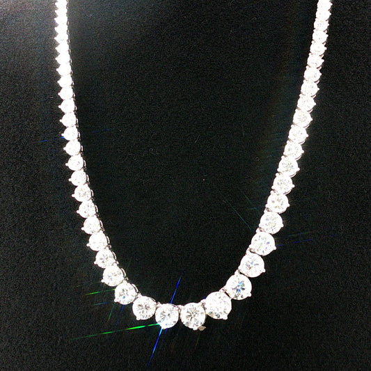 20.01 CTTW Graduated/Riviera Necklace