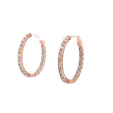 3.00 CTTW Hoops Earrings