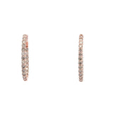 3.00 CTTW Hoops Earrings