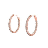 3.00 CTTW Hoops Earrings