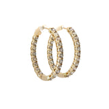 7.00 CTTW Hoops Earrings