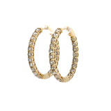 7.00 CTTW Hoops Earrings