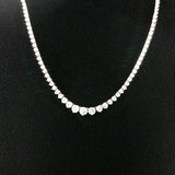 6.43 CTTW Graduated/Riviera Necklace