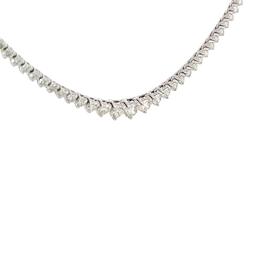 6.43 CTTW Graduated/Riviera Necklace