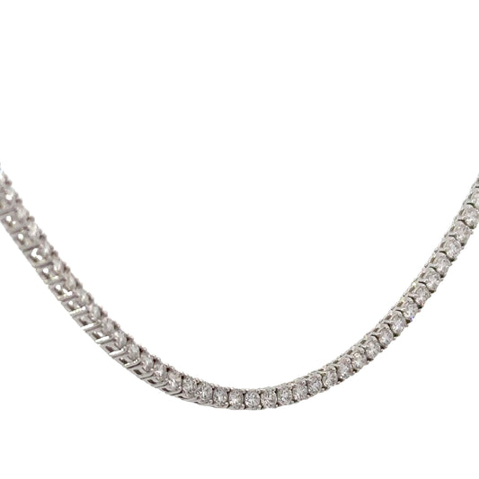 10.12 CTTW Straight-line Necklace