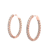 6.00 CTTW Hoops Earrings