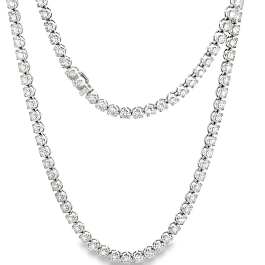14.14 CTTW Straight-line Necklace