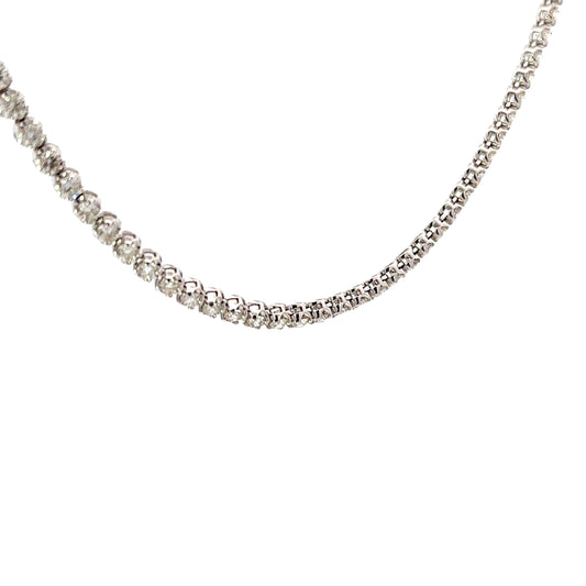 14.14 CTTW Straight-line Necklace