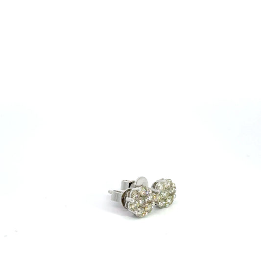 0.75 CTTW Cluster Earrings