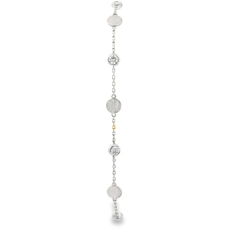 0.50 CTTW Station Bracelet