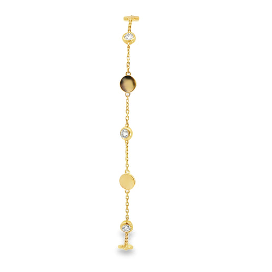 0.50 CTTW Station Bracelet