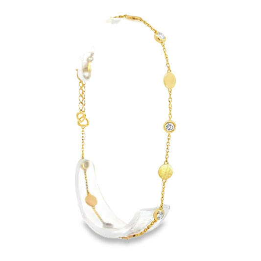 0.50 CTTW Station Bracelet