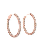 6.00 CTTW Hoops Earrings