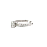 1.00 CTTW Accented Solitaire Ring