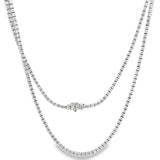 6.55 CTTW Straight-line Necklace