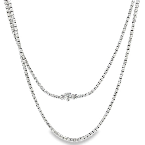 6.55 CTTW Straight-line Necklace