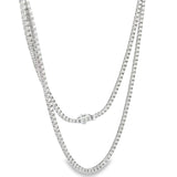 6.55 CTTW Straight-line Necklace