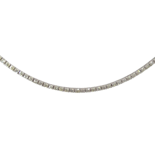 6.55 CTTW Straight-line Necklace