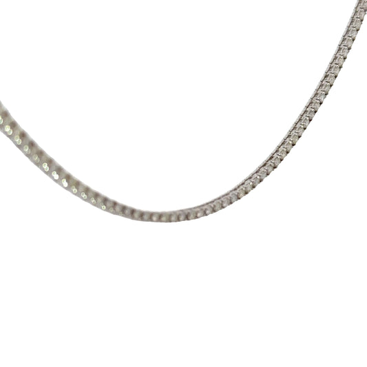 6.55 CTTW Straight-line Necklace