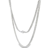 6.55 CTTW Straight-line Necklace