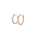 1.00 CTTW Hoops Earrings