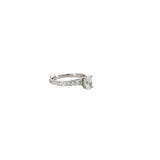 1.00 CTTW Accented Solitaire Ring