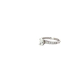 1.00 CTTW Accented Solitaire Ring