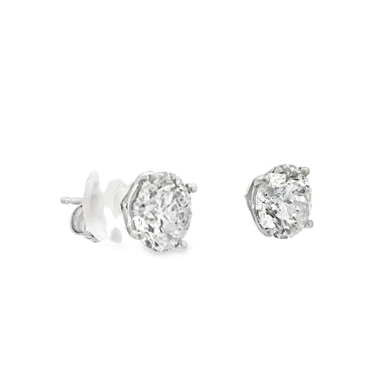 3.07 CTTW Studs Earrings