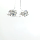 3.07 CTTW Studs Earrings