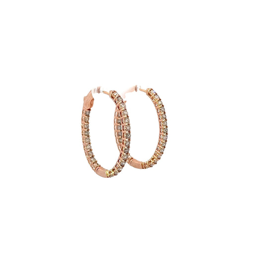 2.00 CTTW Hoops Earrings