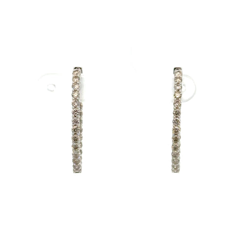 2.00 CTTW Hoops Earrings