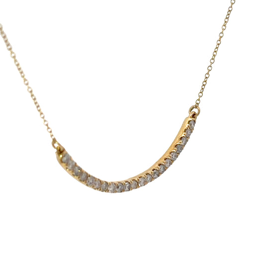 0.50 CTTW Smile Necklace