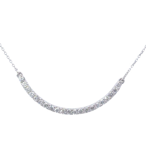 0.75 CTTW Smile Necklace