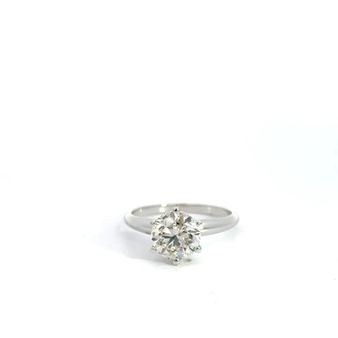 2.08 CTTW Solitaire Ring