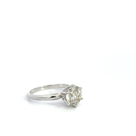 2.08 CTTW Solitaire Ring